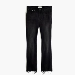 Madewell Cali Demi-Boot jeans in black size 24